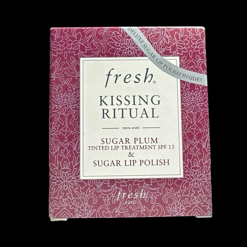 Fresh - Kissing Ritual Set - Sugar Plum Lip & Sugar Lip Polish‎ - NIB
